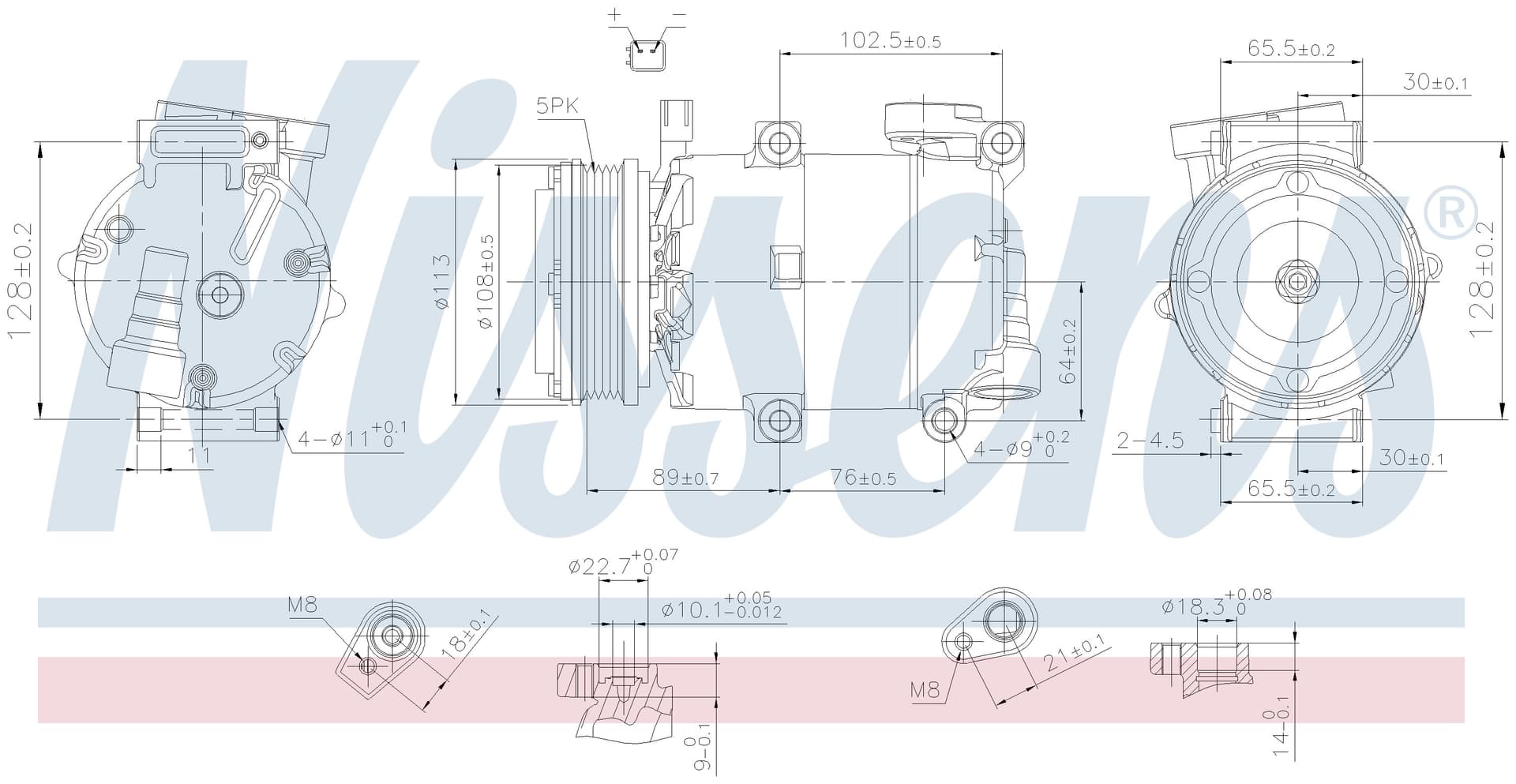 Kompressor ac, Ford