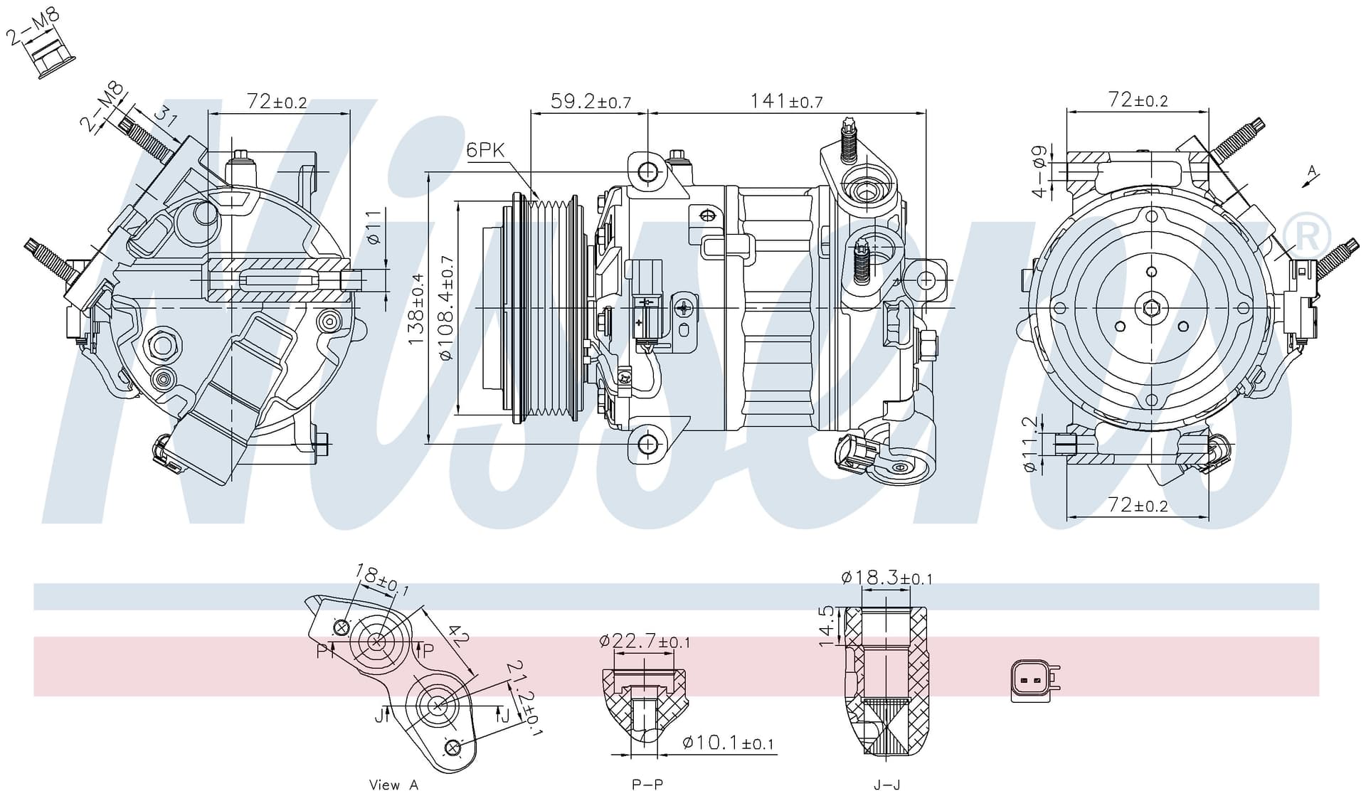 Kompressor ac, Ford