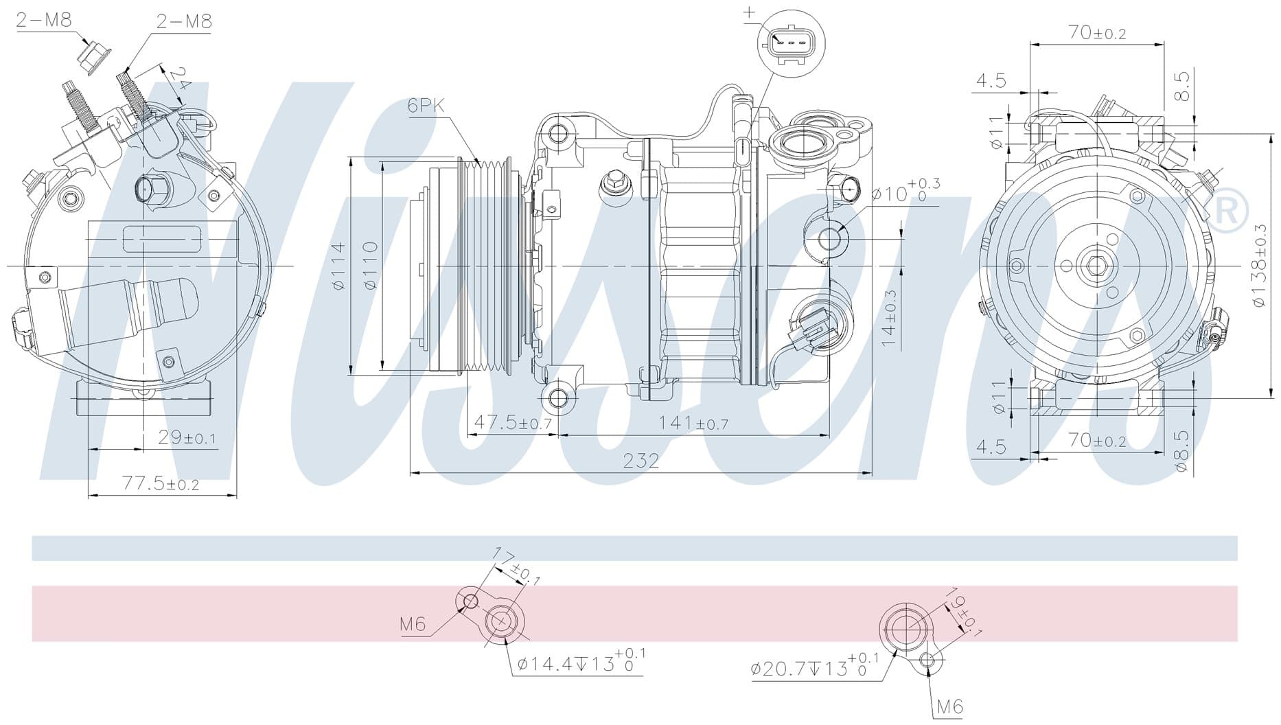 Kompressor ac, Jaguar, Land Rover