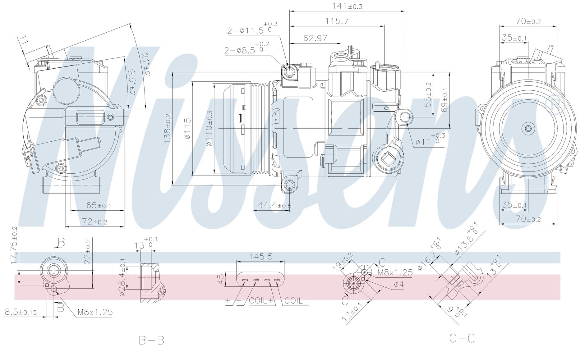 Kompressor ac, MB från Galwin