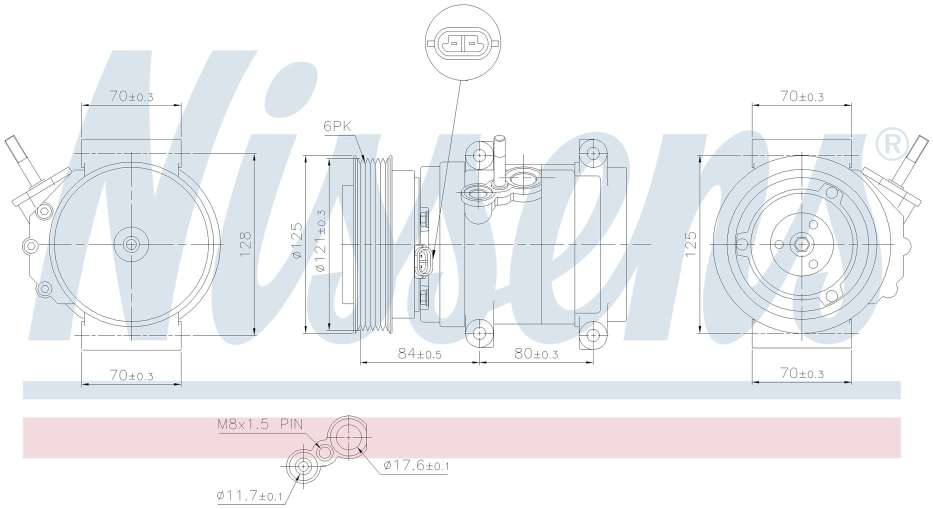 Kompressor ac, Opel från Galwin