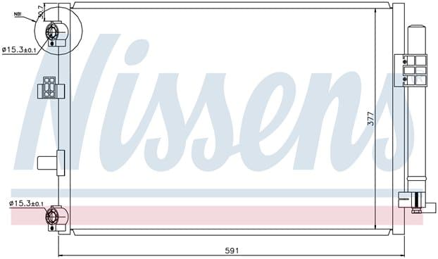 Kondensor ac, Ford från Galwin