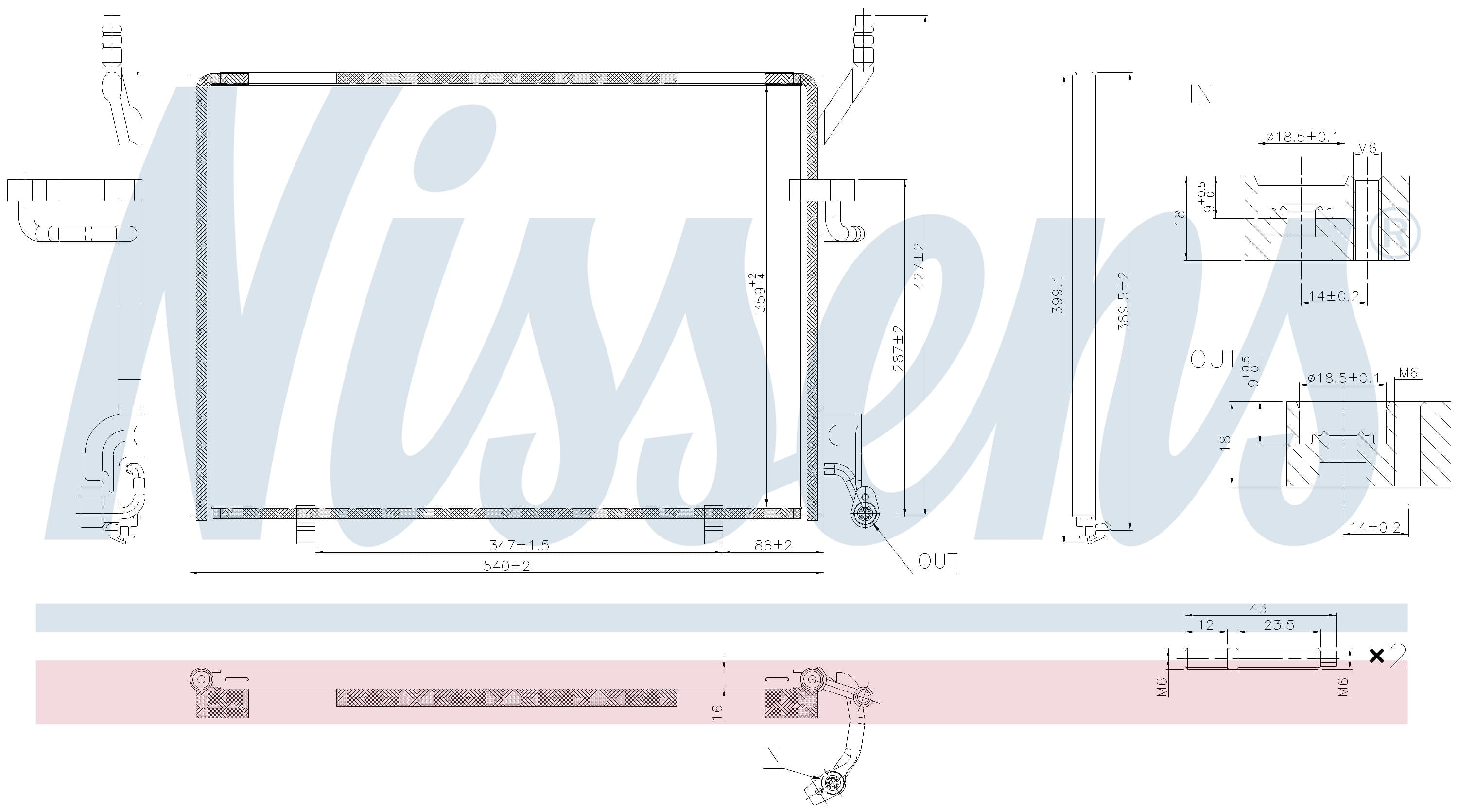 Kondensor ac, Ford från Galwin