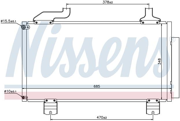 Kondensor ac, Honda från Galwin
