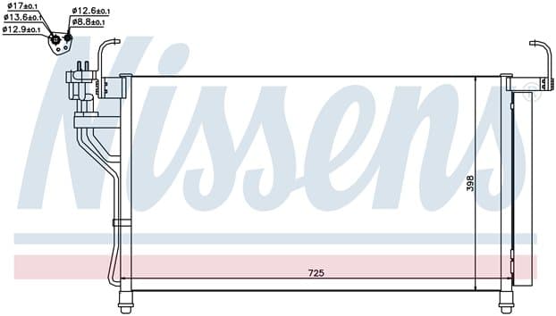 Kondensor ac, Hyundai från Galwin
