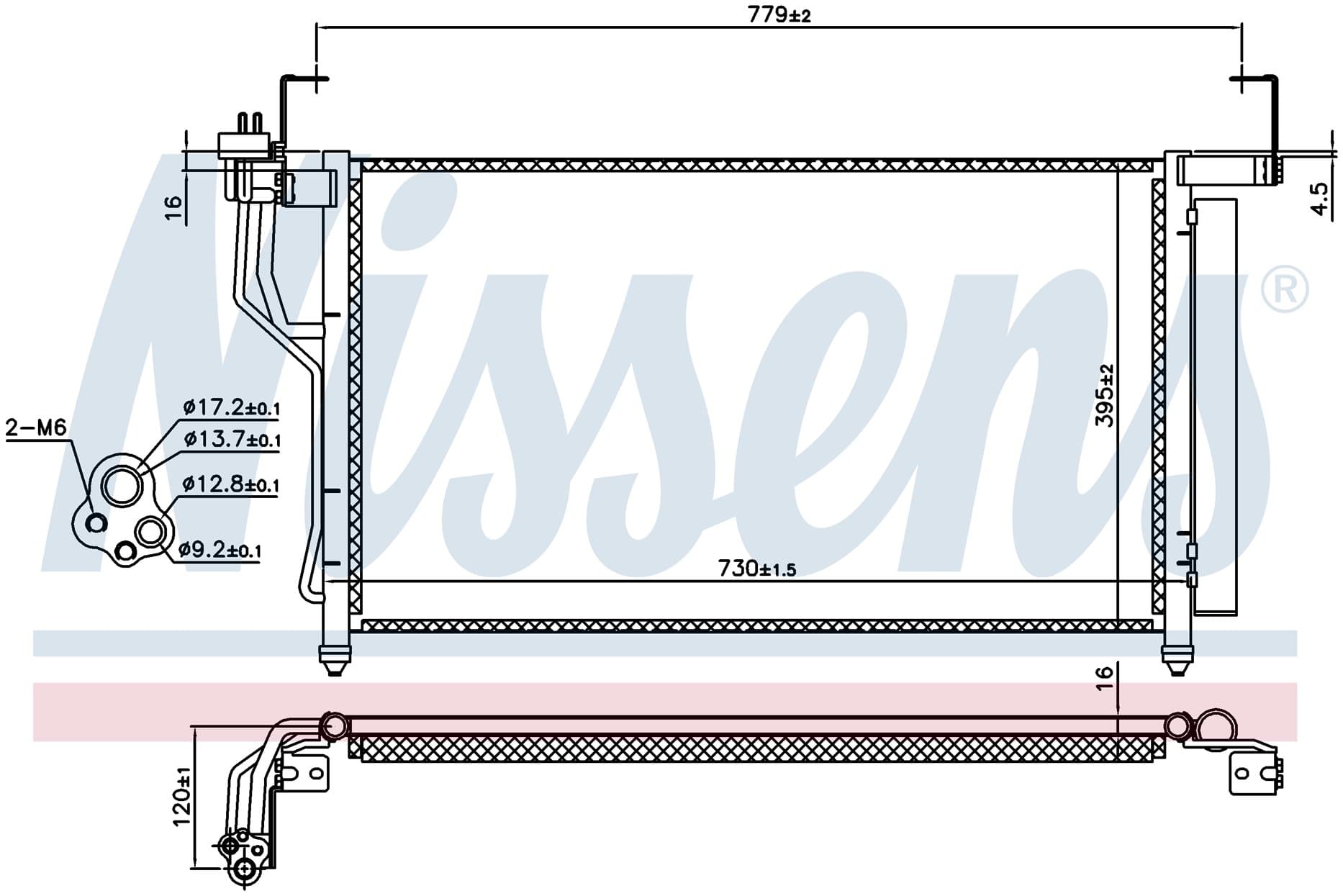 Kondensor ac, Hyundai från Galwin