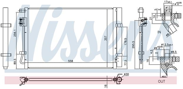 Kondensor ac, Hyundai från Galwin