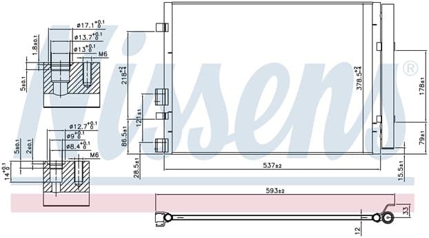 Kondensor ac, Hyundai från Galwin