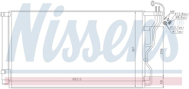 Kondensor ac, Hyundai från Galwin