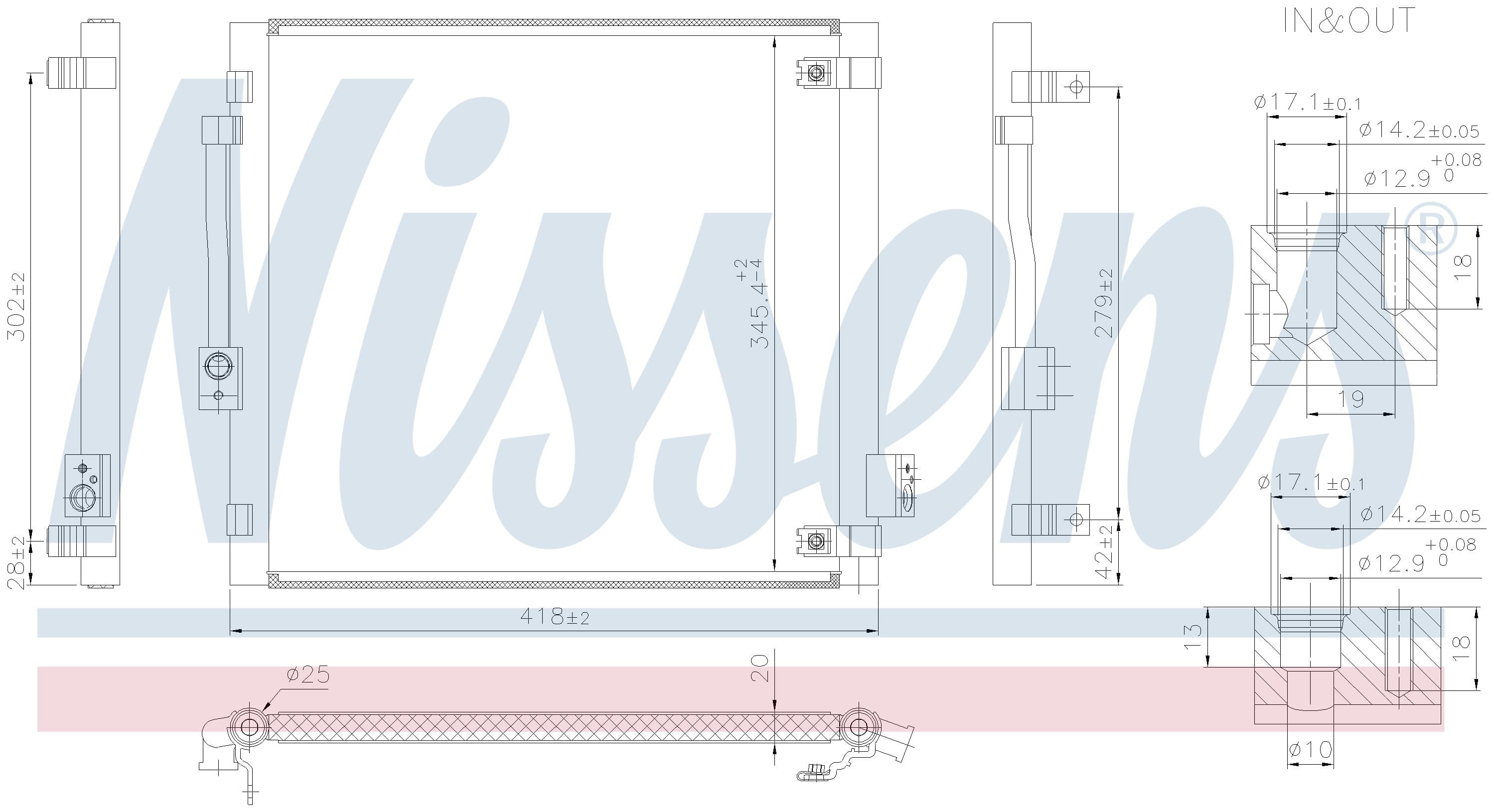 Kondensor ac, inkl torkfilter, Tesla