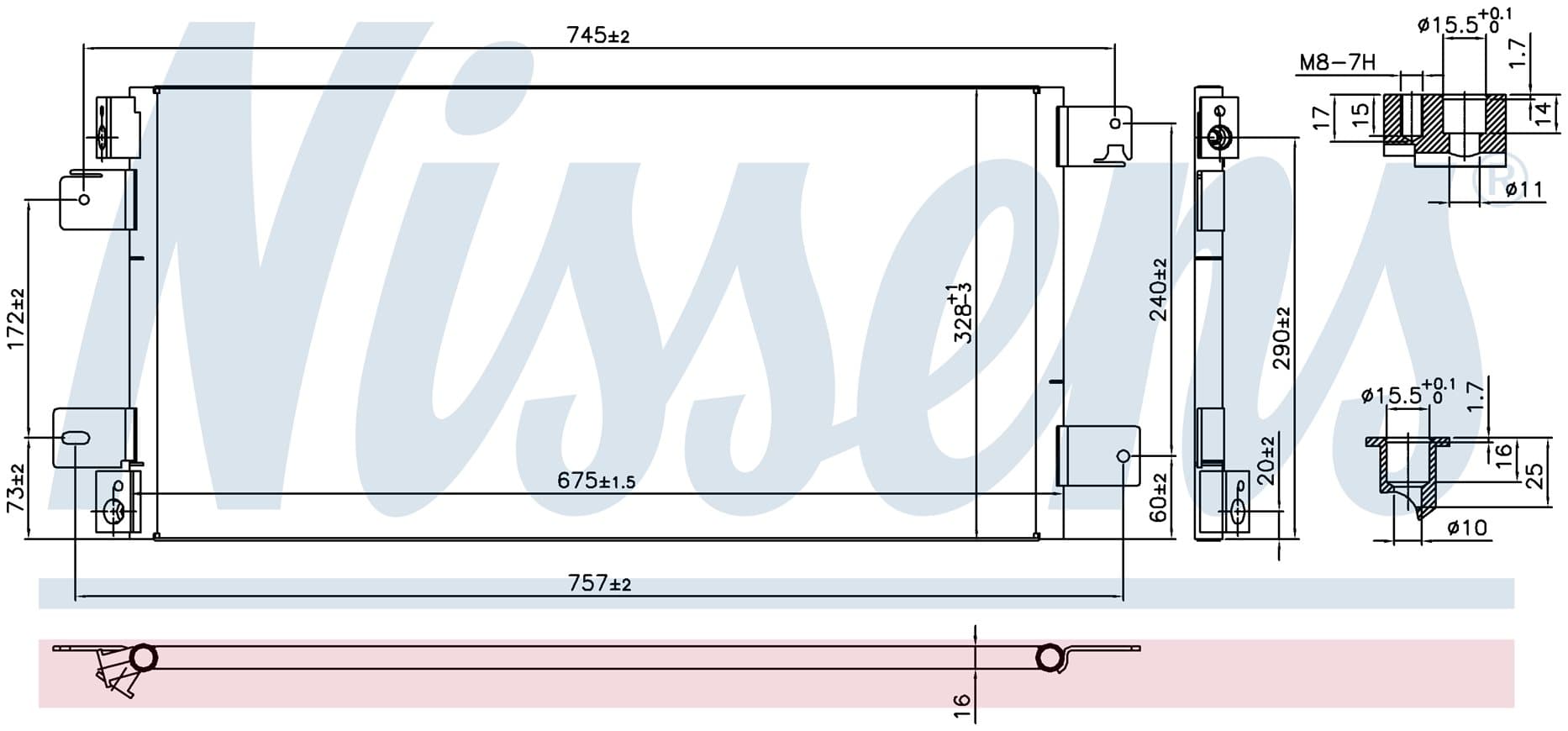 Kondensor ac, Jeep från Galwin