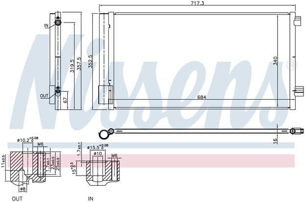 Kondensor ac, Jeep från Galwin