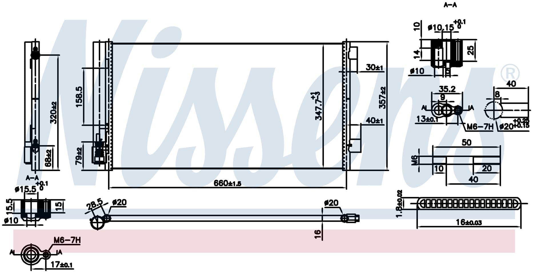 Kondensor ac, Jeep från Galwin