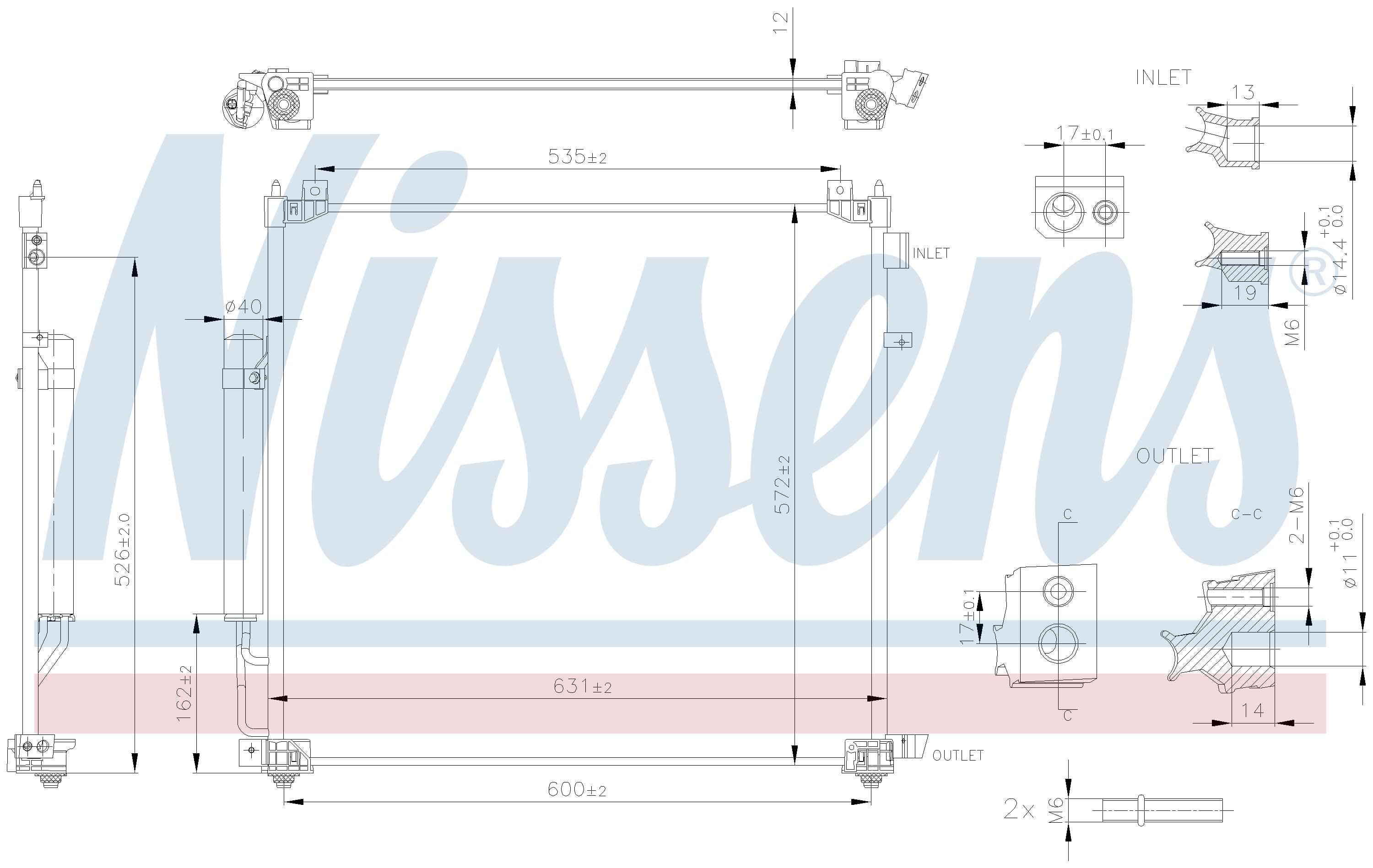 Kondensor ac, Land Rover från Galwin