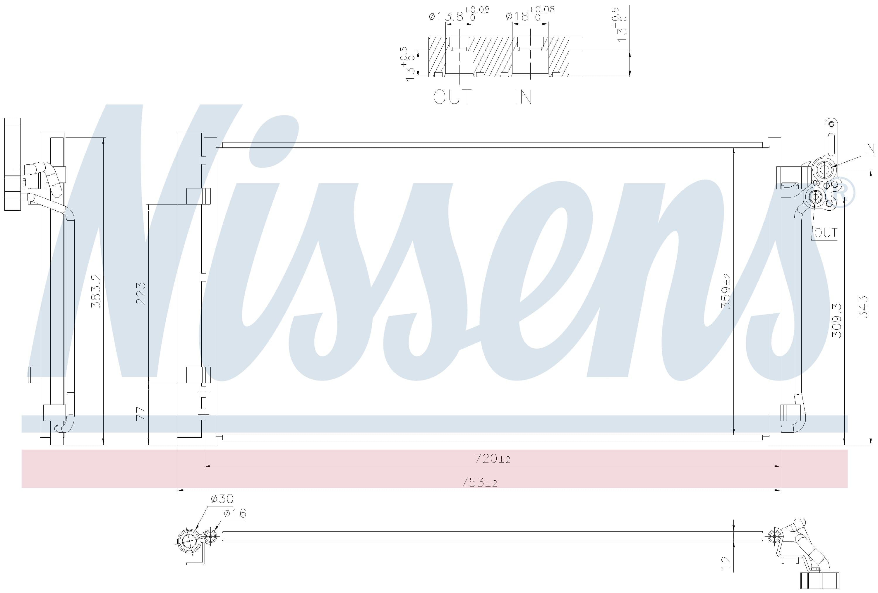 Kondensor ac, Land Rover från Galwin