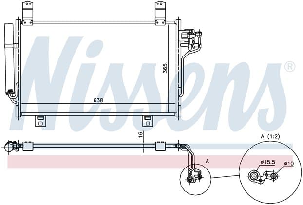 Kondensor ac, Mazda från Galwin