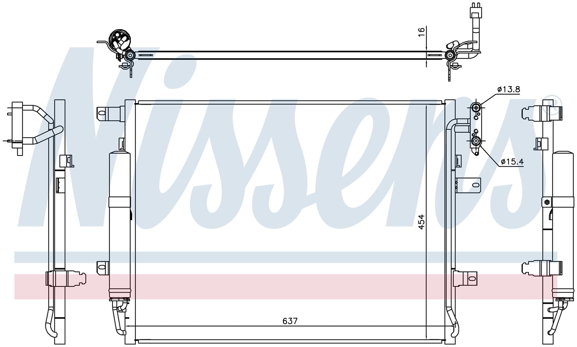 Kondensor ac, Range Rover från Galwin