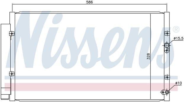 Kondensor ac, Toyota från Galwin