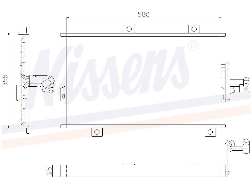 Kondensor Alfa/Fiat från Galwin