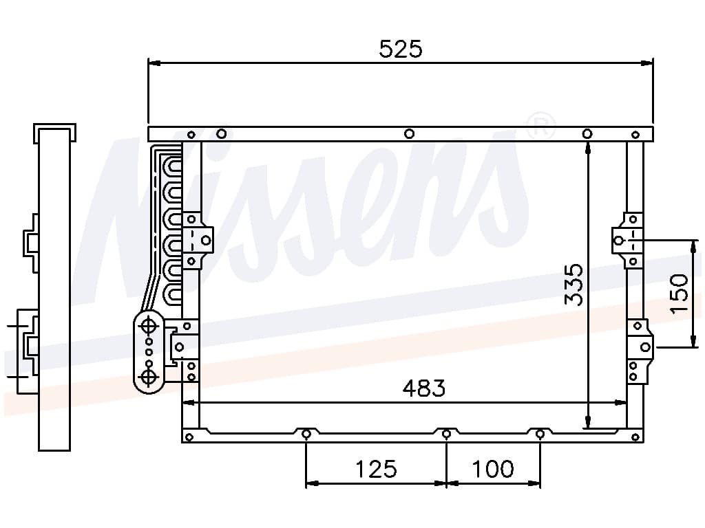 Kondensor Bmw E 36 325tds 05/93-04/98 från Galwin