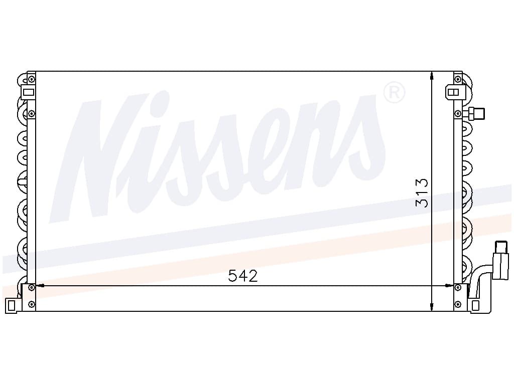 Kondensor Citroen Saxo 1,1/1,4/1,6 8V/1,6 16V/1,5D 03/9 från Galwin