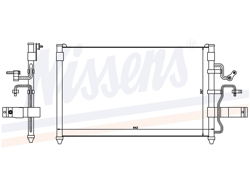 Kondensor Daewoo Leganza alla mod. från Galwin