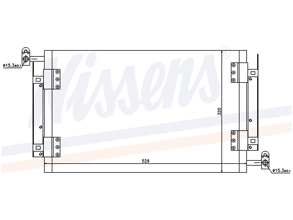 Kondensor Fiat Marea 1,6i 16V 03/00- från Galwin