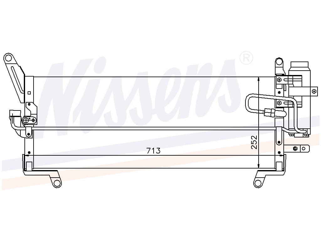 Kondensor Fiat Punto 85 03/95- 90 06/93- från Galwin