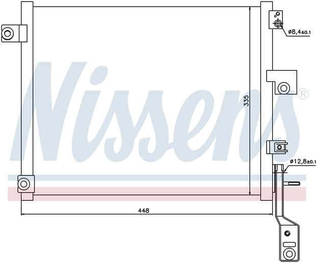Kondensor Hyundai Atos 1,1 03/2004-/Atos Primer 1,1 06/2003- från Galwin