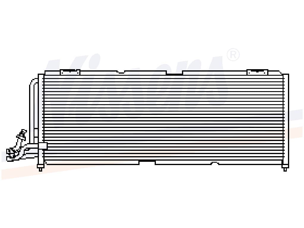 Kondensor Jeep Cherokee 4,0 Aut. 01/98- från Galwin