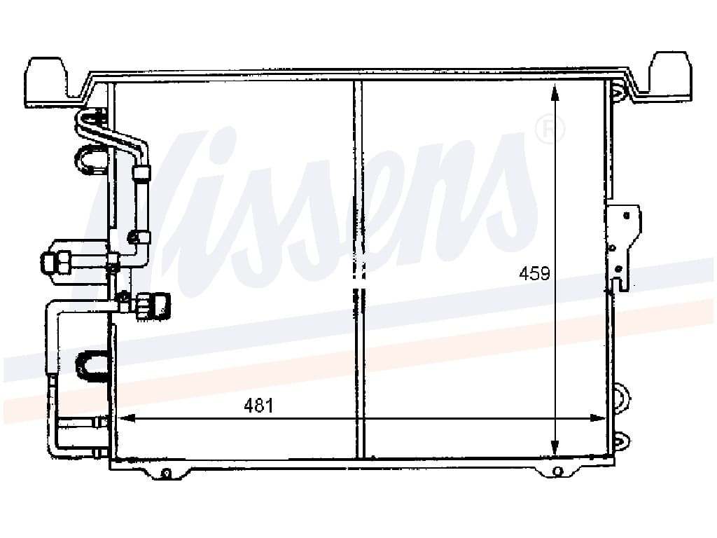 Kondensor MB GW 463 200GE/230GE/300GE/250GD/300GD/G300T från Galwin