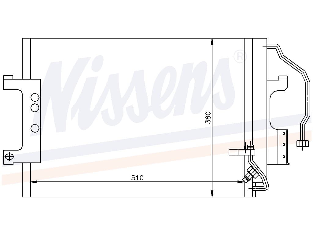 Kondensor MB W 168 A 140/160/190/170CDIman/aut. 07/97- från Galwin