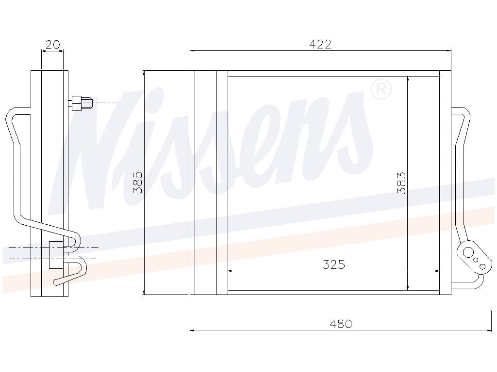 Kondensor MCC Smart 0,6/0,8CDI 07/98-