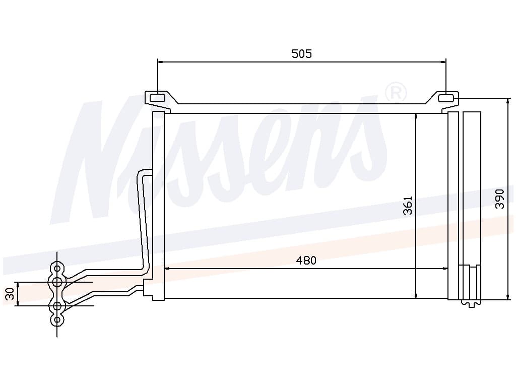 Kondensor Mini One 1,4 Tdi Man. 03/03-