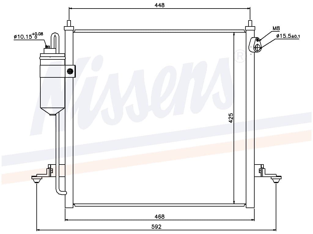 Kondensor Mitsubishi från Galwin