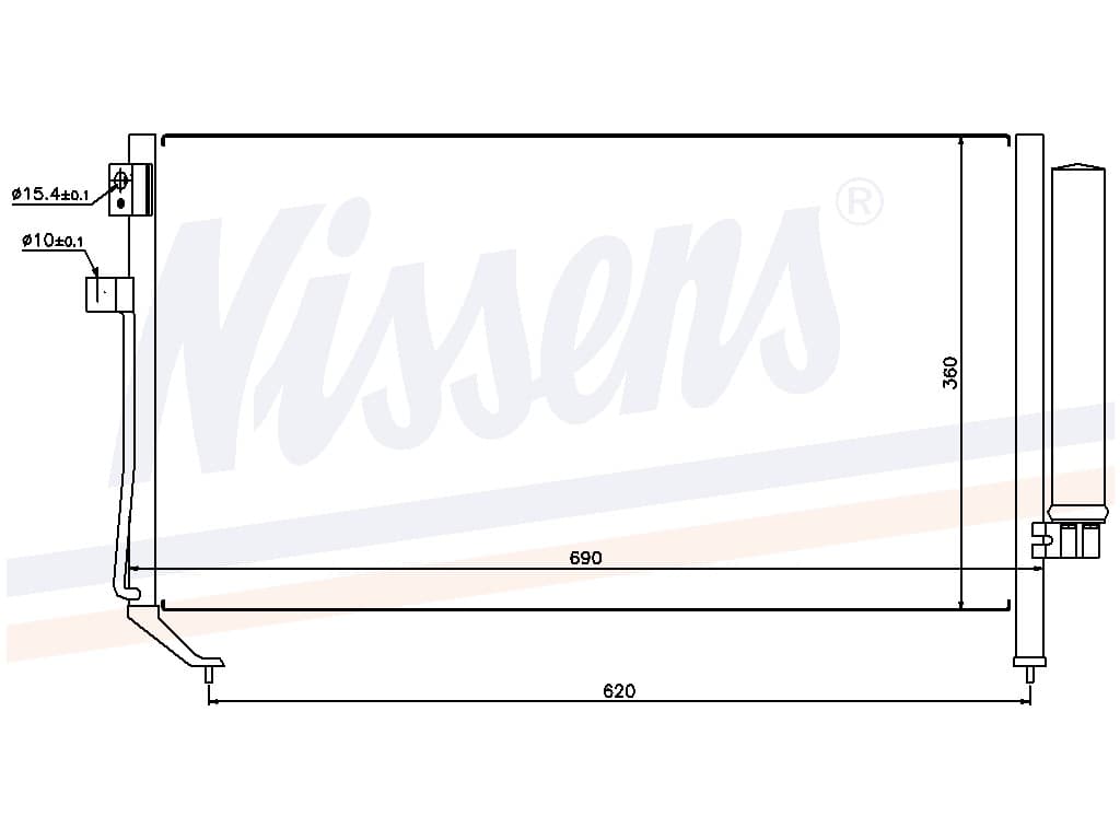 Kondensor Subaru från Galwin