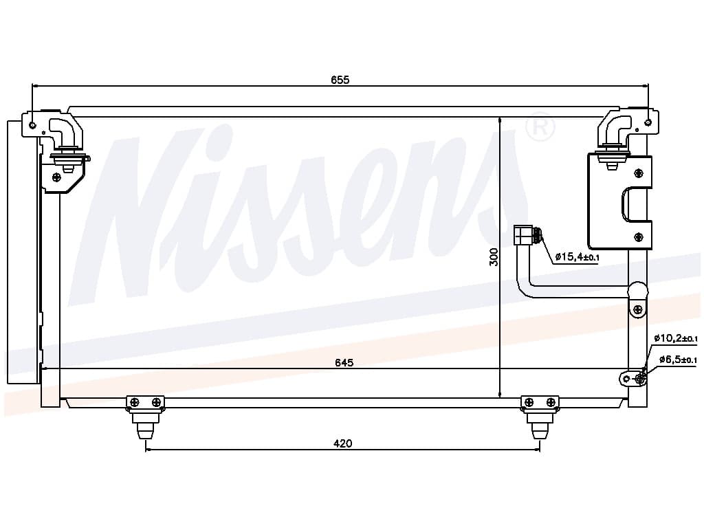 Kondensor Subaru