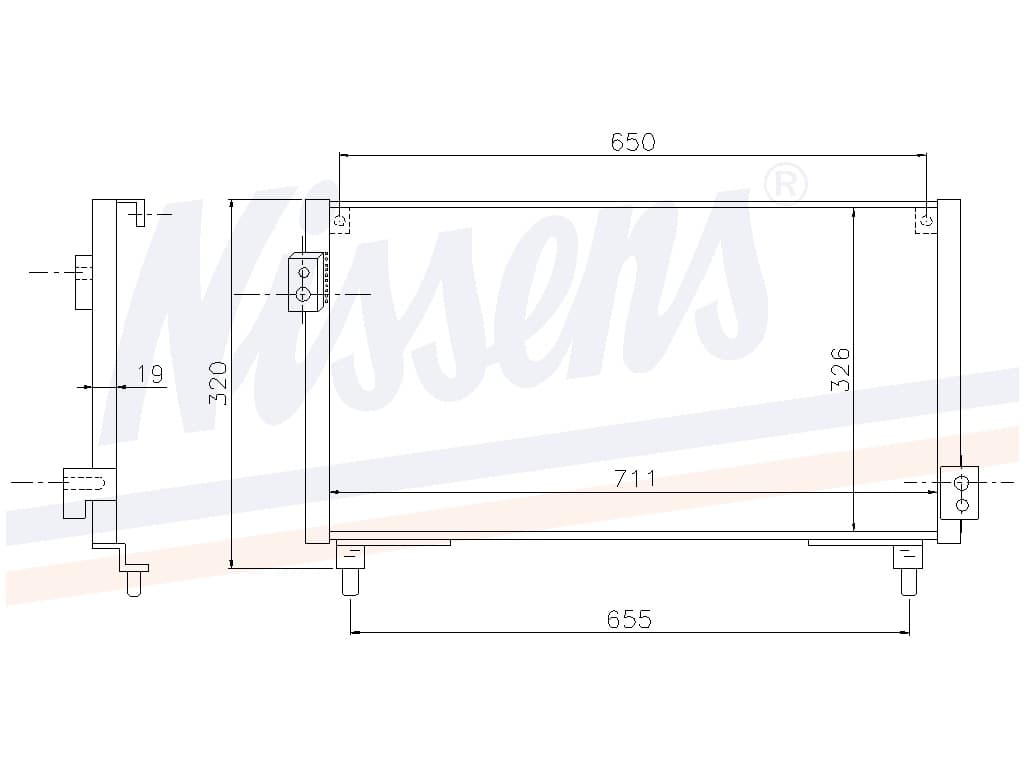 Kondensor Subaru Impreza alla mod. Man/aut. 08/95-07/98 från Galwin