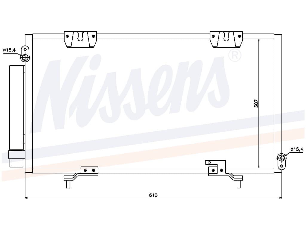 Kondensor Toyota Avensis alla mod. Man/aut. 10/97- från Galwin