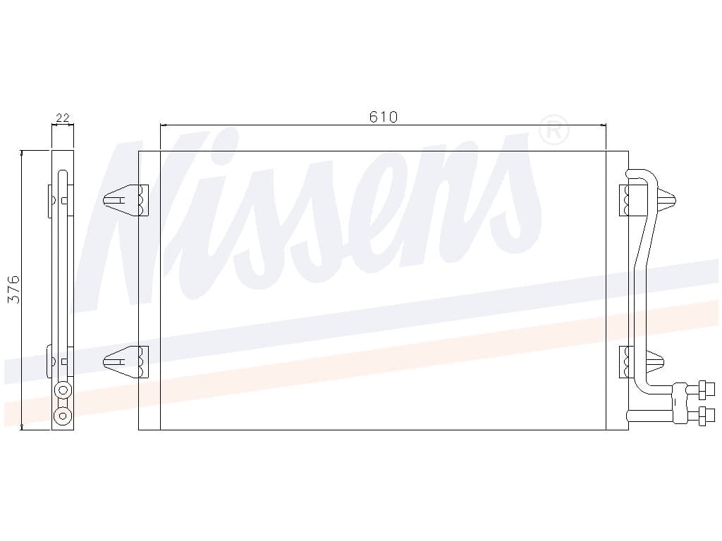 Kondensor VW LT II alla mod. 05/1996-05/2003 från Galwin