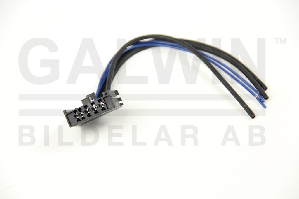 Kontaktstycke, repsats med kablar för motstånd värmefläkt ac från Galwin