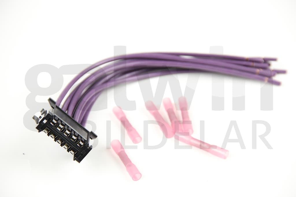 Kontaktstycke, repsats med kablar för motstånd från Galwin