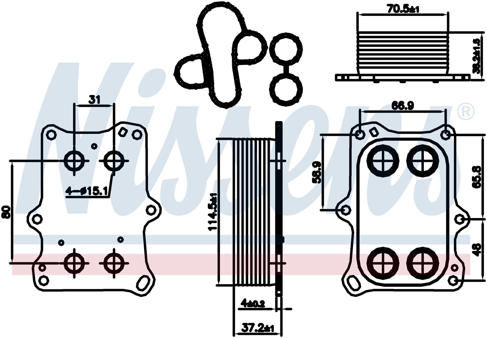 Oljekylare (element), Alfa, Fiat, Jeep