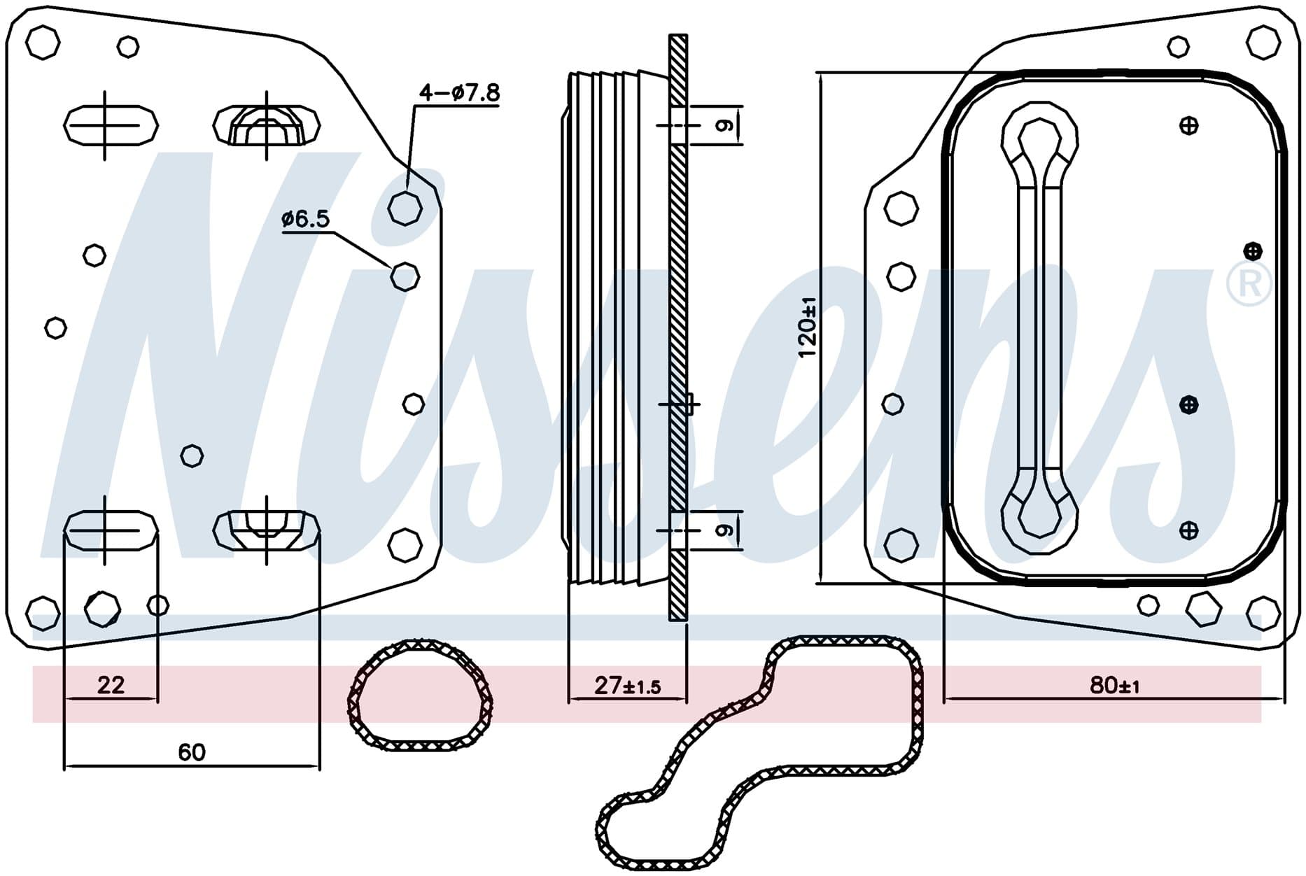 Oljekylare motor, Fiat från Galwin