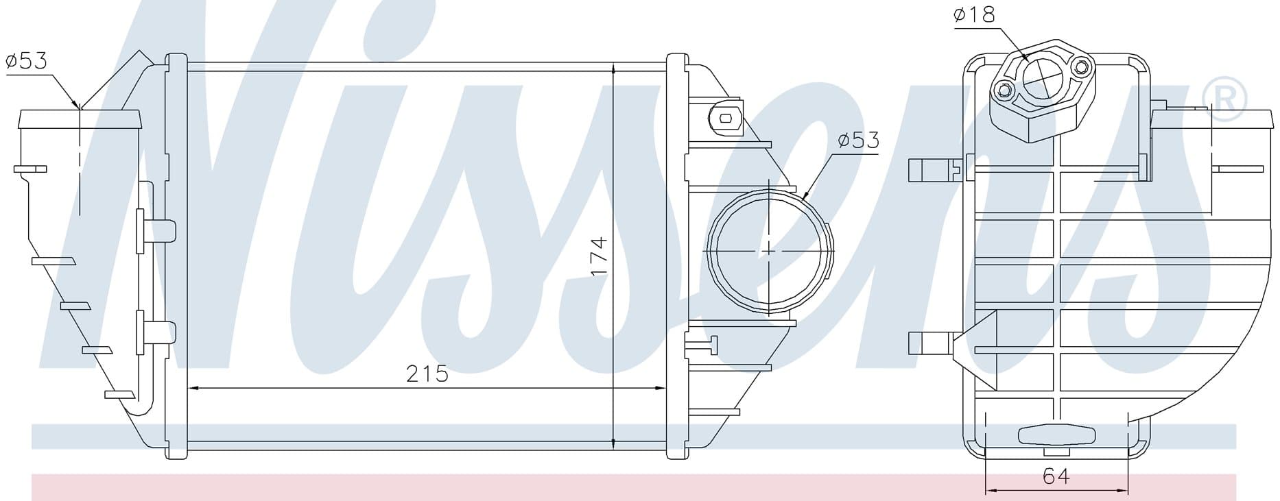 Laddluftkylare vä, VAG — Vänster från Galwin