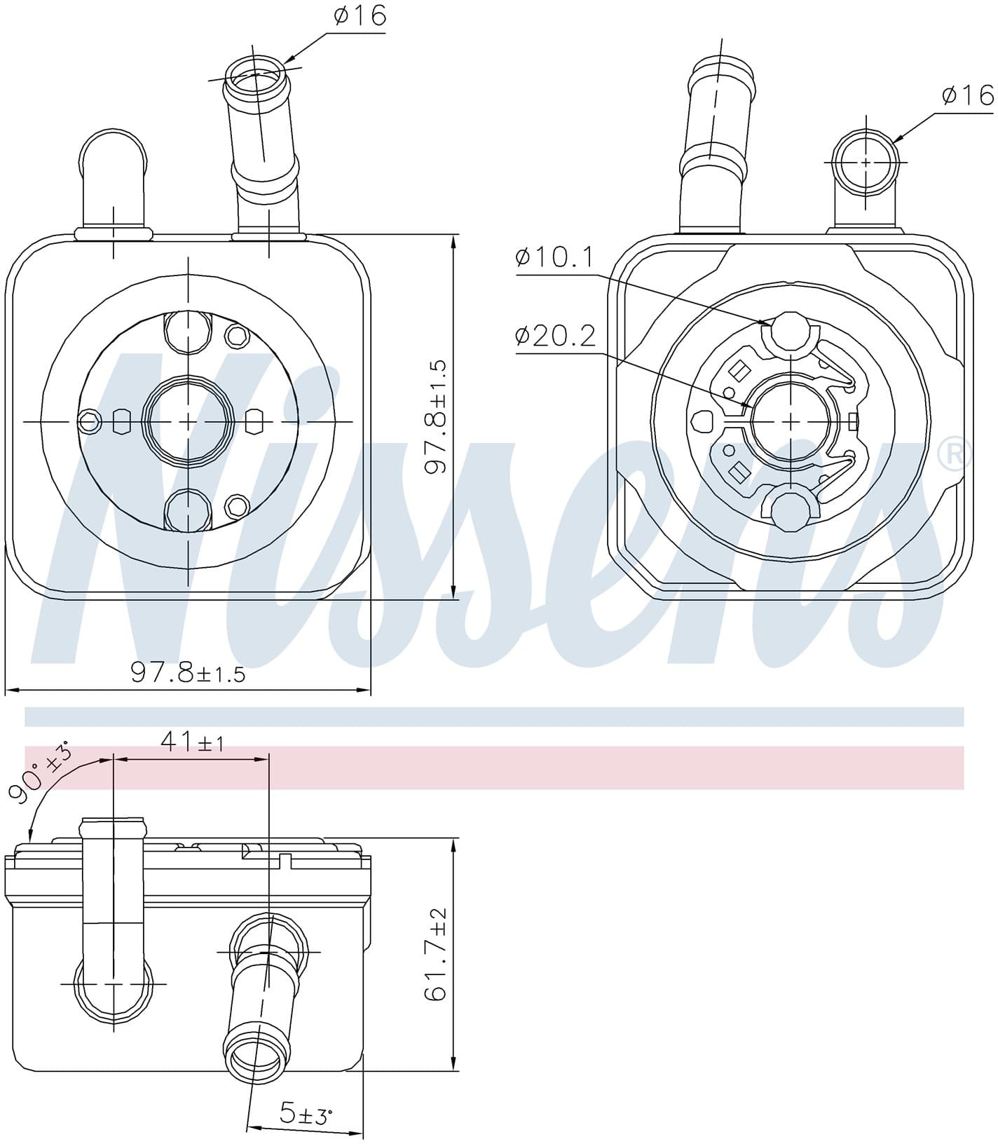 Oljekylare motor, VAG från Galwin
