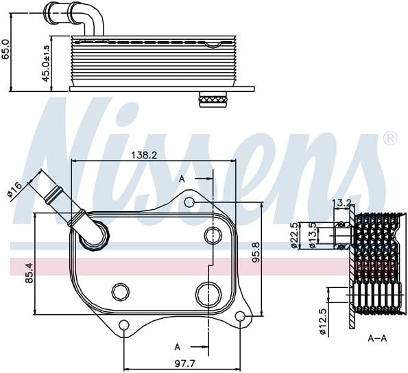 Oljekylare motor