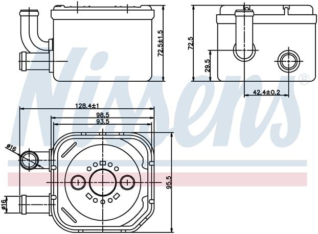 Oljekylare motor