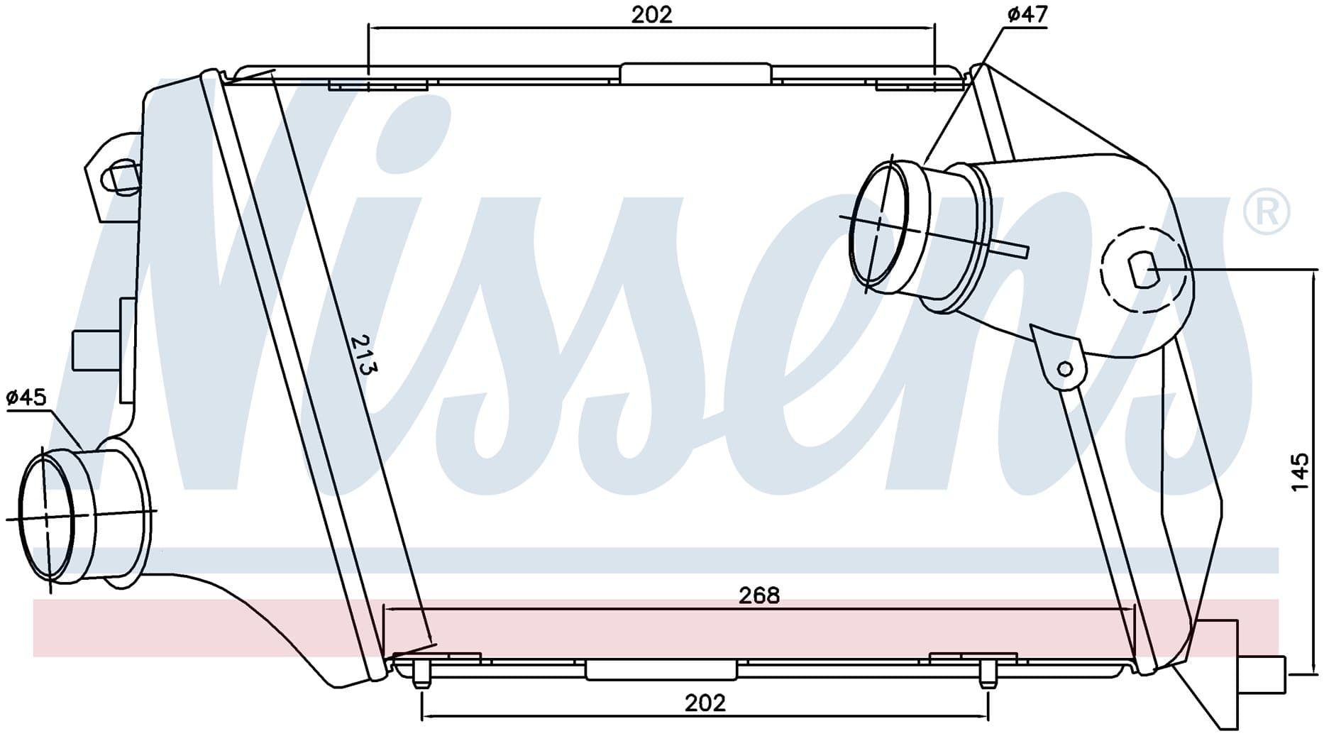 Laddluftkylare hö, Audi — Höger från Galwin