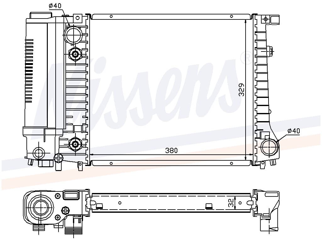 Kylare Aut. 316i 318i från Galwin